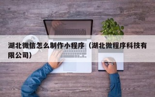 高安湖北微信怎么制作小程序（湖北微程序科技有限公司）